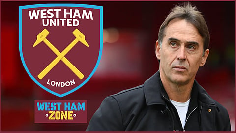West Ham manager Julen Lopetegui (credit: Imago)