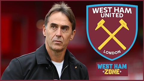 West Ham manager Julen Lopetegui (credit: Imago)