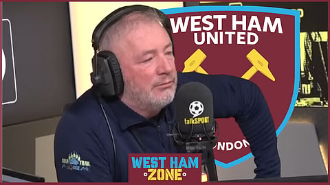 Ally McCoist on West Ham (credit: talkSPORT on YouTube)