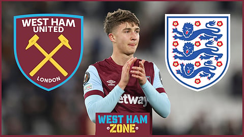 West Ham's George Earthy has been given an England Under-21s call-up.