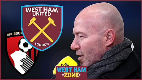 Alan Shearer has predicted the result of Bournemouth v West Ham United.