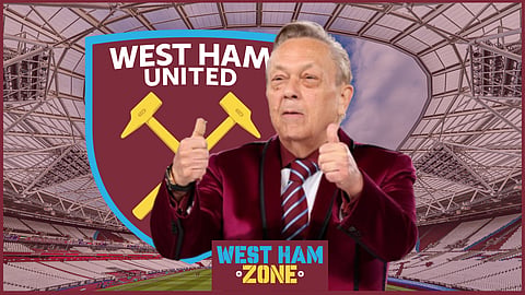 West Ham United owner David Sullivan 
(Credit - Imago)