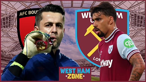 Bournemouth 1 - 1 West Ham (Credit - Imago)