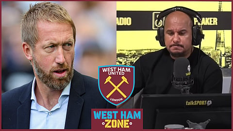 Gabby Agbonlahor moots Graham Potter concerns amid West Ham manager links. Credit: talkSPORT