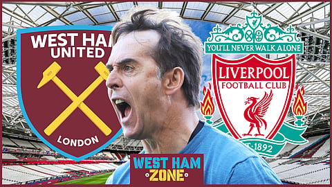 West Ham host Liverpool at the London Stadium. (Credit: Imago)