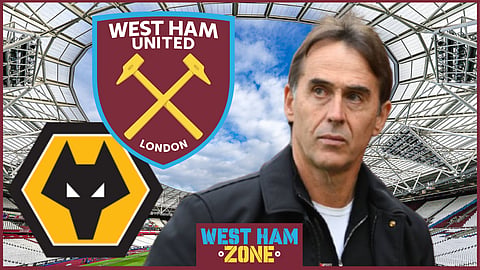 Julen Lopetegui has a new sack timeline at West Ham United after Wolves win [Credit: Imago]