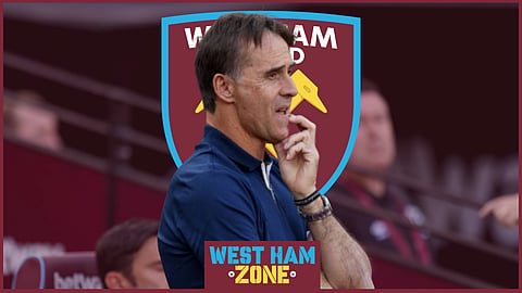 West Ham United manager Julen Lopetegui (Credit: Imago)