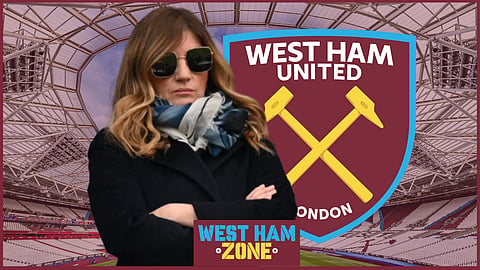 Karren Brady steps in for Tim Steidten at West Ham. (Credit - Imago)