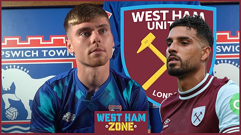 Leif Davis could replace Emerson at West Ham. (Credit: Ipswich YouTube/Imago)