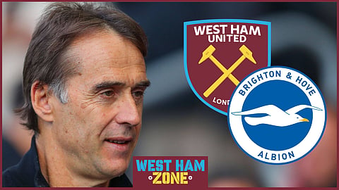 Julen Lopetegui will be in West Ham dugout v Brighton (Credit: Imago)