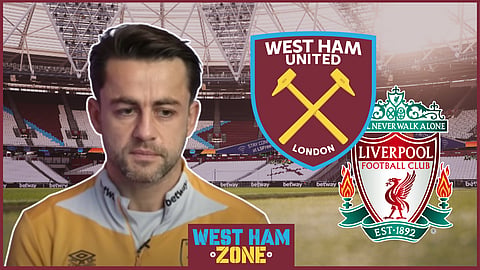 Lukasz Fabianski is set to miss West Ham v Liverpool. Credit: Sky Sports News via YouTube