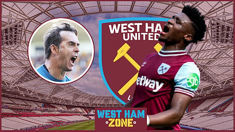 There is friction between Lopetegui and Kudus at West Ham. (Credit - Imago)