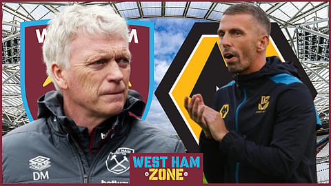 West Ham face Wolves on 9 December [Credit - Imago]