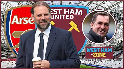 Martin Allen takes aim at West Ham United's Tim Steidten [Credit - Imago/@MartinAllen1965 on X]