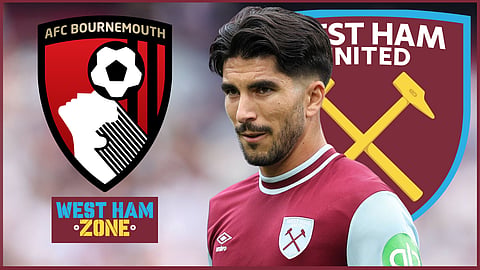 Carlos Soler started for West Ham against Bournemouth (credit: Imago)