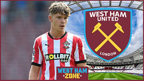 West Ham have sent scouts to watch Tyler Dibling. (Credit: Imago)