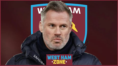 Jamie Carragher has commented on West Ham United