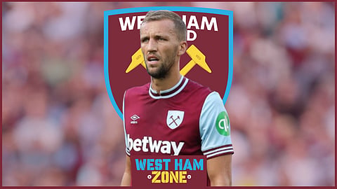 West Ham midfielder Tomas Soucek. [Credit: Imago]
