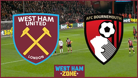 West Ham penalty controversy emerges v Bournemouth. Credit: Sky Sports