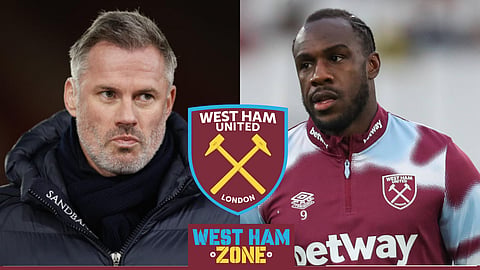 Jamie Carragher reacted to a new Michail Antonio update from West Ham