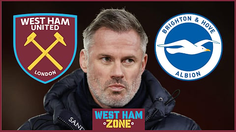 Jamie Carragher looks ahead to West Ham v Brighton.