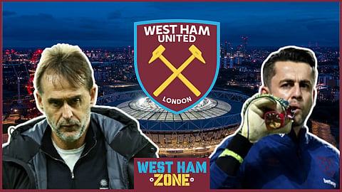 Julen Lopetegui has Lukasz Fabiański to thank at West Ham [Credit: Imago]