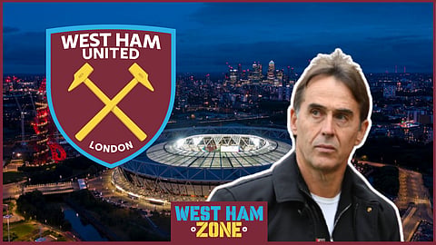 Julen Lopetegui is on the brink at West Ham United [Credit: Imago]