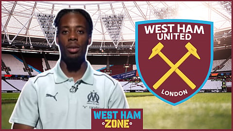 West Have have been linked with a move for Marseille's Elye Wahi. Credit: Marseille YouTube