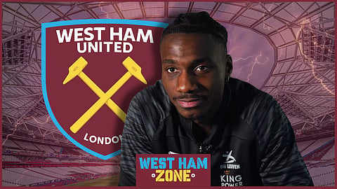 Ezechiel Banzuzi to West Ham transfer on hold. (Credit - Imago/OH Leuven on YouTube)