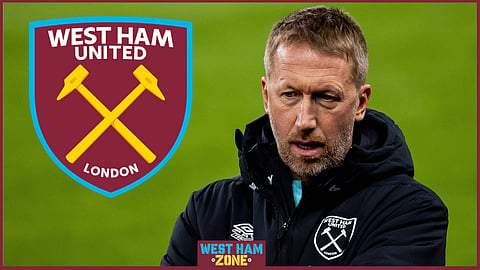 Graham Potter is now in charge of West Ham United [Credit: Imago]