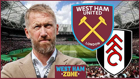 Graham Potter reveals West Ham United team news ahead of Fulham clash [Credit: Imago]
