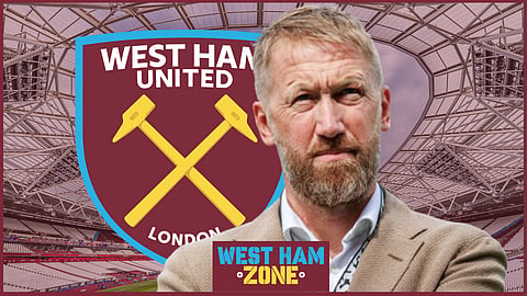 Graham Potter is the new West Ham boss. (Credit - Imago)