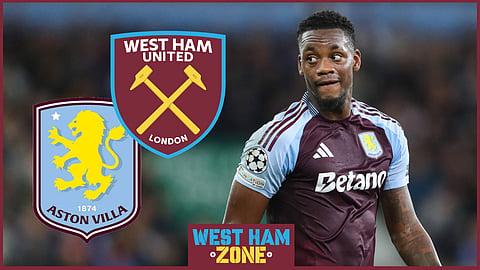 West Ham have been interested in Aston Villa striker Jhon Duran since the summer. Credit: Imago
