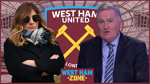 Richard Keys blasts Karren Brady at West Ham. (Credit - Imago/beIN Sports on YouTube)