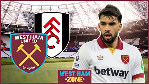 Lucas Paqueta starred as West Ham beat Fulham. Credit: Imago