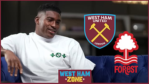 West Ham are interested in signing Nottingham Forest's Taiwo Awoniyi. Credit: Nottingham Forest YouTube