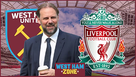 Liverpool leak about West Ham technical director Tim Steidten emerges. (Credit - Imago)