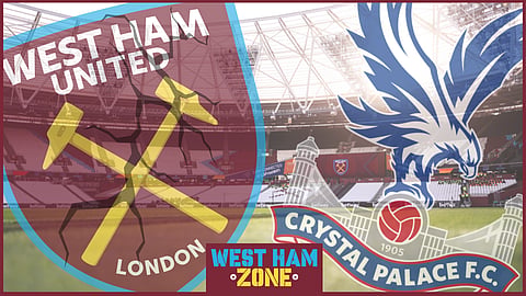 West Ham suffered defeat to Crystal Palace. (Credit: Imago)