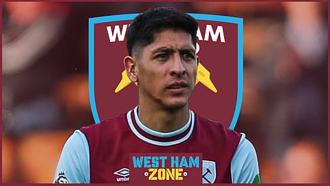 West Ham United midfielder Edson Alvarez. (Credit: Imago)