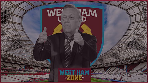 West Ham owner David Sullivan is under huge pressure (Credit: Imago)