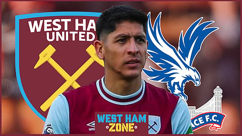 West Ham midfielder Edson Alvarez. (Credit: Imago)