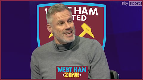 Jamie Carragher speaks on West Ham United (Credit: Sky Sports Premier League on X)