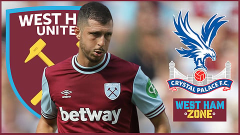 Guido Rodriguez could feature for West Ham against Crystal Palace (credit: Imago)