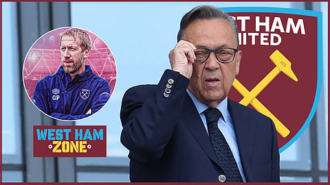 West Ham owner David Sullivan's view on Graham Potter has been shared (credit: Imago)