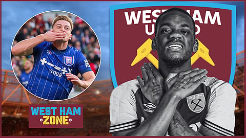 West Ham could sign Liam Delap after missing out on Jhon Duran [credit: Hasan Karim and Imago]