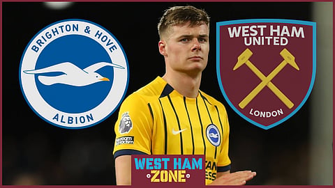 West Ham have been linked with Brighton striker Evan Ferguson [Credit: Imago]