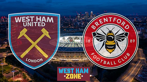 West Ham United lost 1-0 to Brentford at the London Stadium.