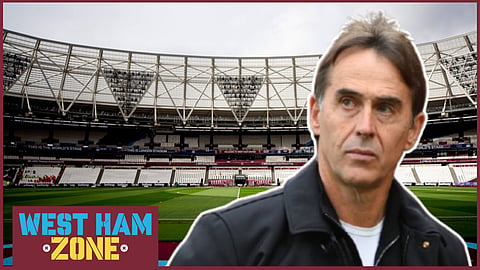 Julen Lopetegui was replaced by Graham Potter as West Ham head coach. Credit: Imago