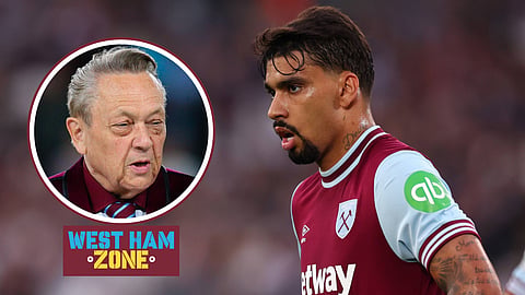 Lucas Paqueta exit on cards at West Ham United. (Credit - Imago)