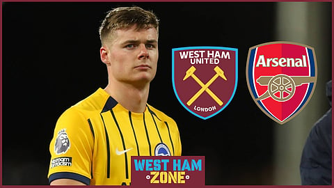 West Ham fear that Arsenal could hijack their deal for Evan Ferguson [Credit: Imago]